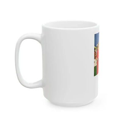 Coca-Cola advertisement (1), 1957 - White Coffee Mug - Go Mug Yourself
