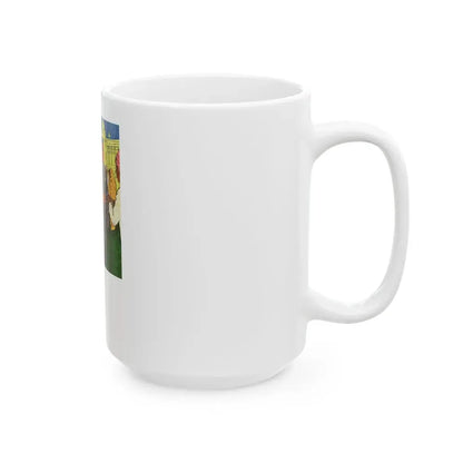 Coca-Cola advertisement (1), 1957 - White Coffee Mug - Go Mug Yourself