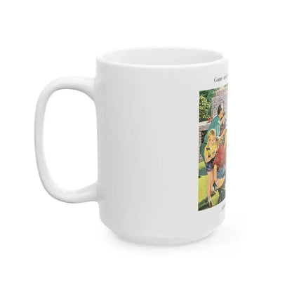 Coca-Cola advertisement, 1946 - White Coffee Mug - Go Mug Yourself