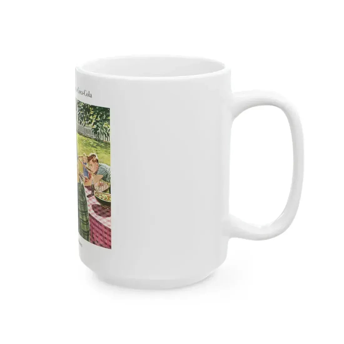 Coca-Cola advertisement, 1946 - White Coffee Mug - Go Mug Yourself