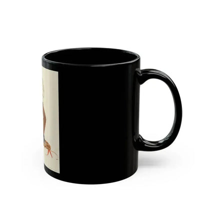 Coca Cola advertisement, 1956 - Black Coffee Mug - Go Mug Yourself