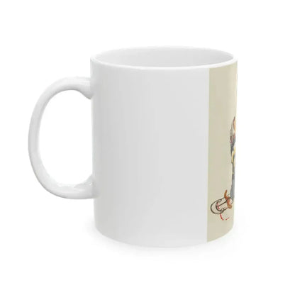 Coca Cola advertisement, 1956 - White Coffee Mug - Go Mug Yourself