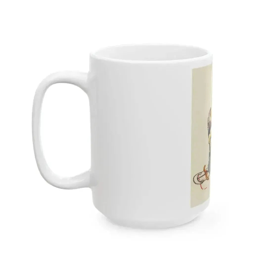 Coca Cola advertisement, 1956 - White Coffee Mug - Go Mug Yourself