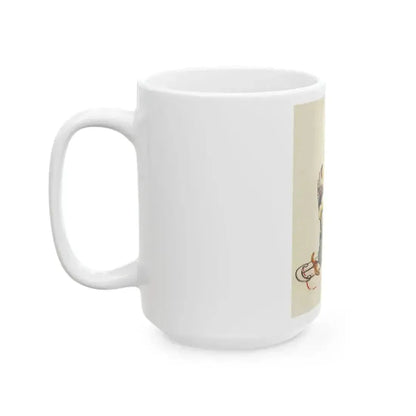 Coca Cola advertisement, 1956 - White Coffee Mug - Go Mug Yourself