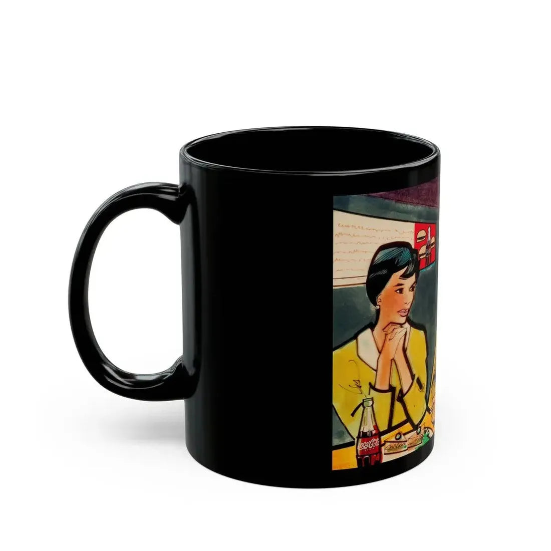 Coca-Cola advertisement (2) - Black Coffee Mug - Go Mug Yourself