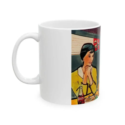 Coca-Cola advertisement (2) - White Coffee Mug - Go Mug Yourself