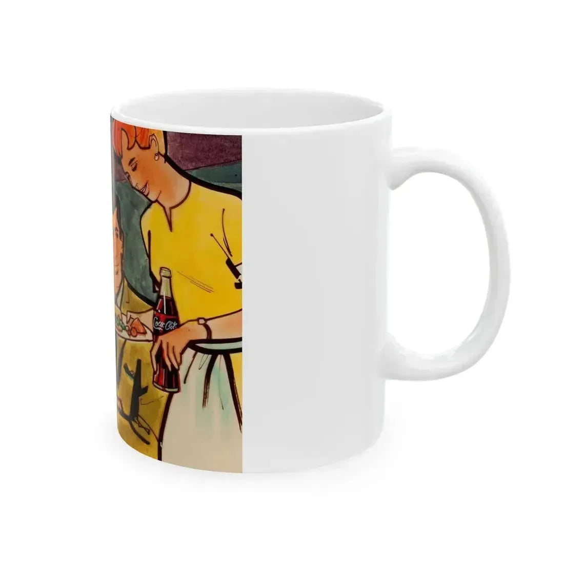 Coca-Cola advertisement (2) - White Coffee Mug - Go Mug Yourself
