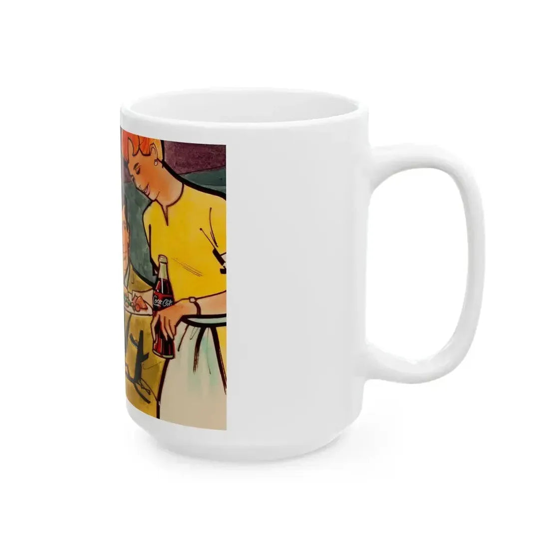 Coca-Cola advertisement (2) - White Coffee Mug - Go Mug Yourself