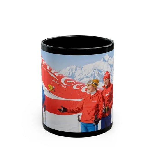 Coca-Cola advertisement - Black Coffee Mug 11oz - Go Mug Yourself