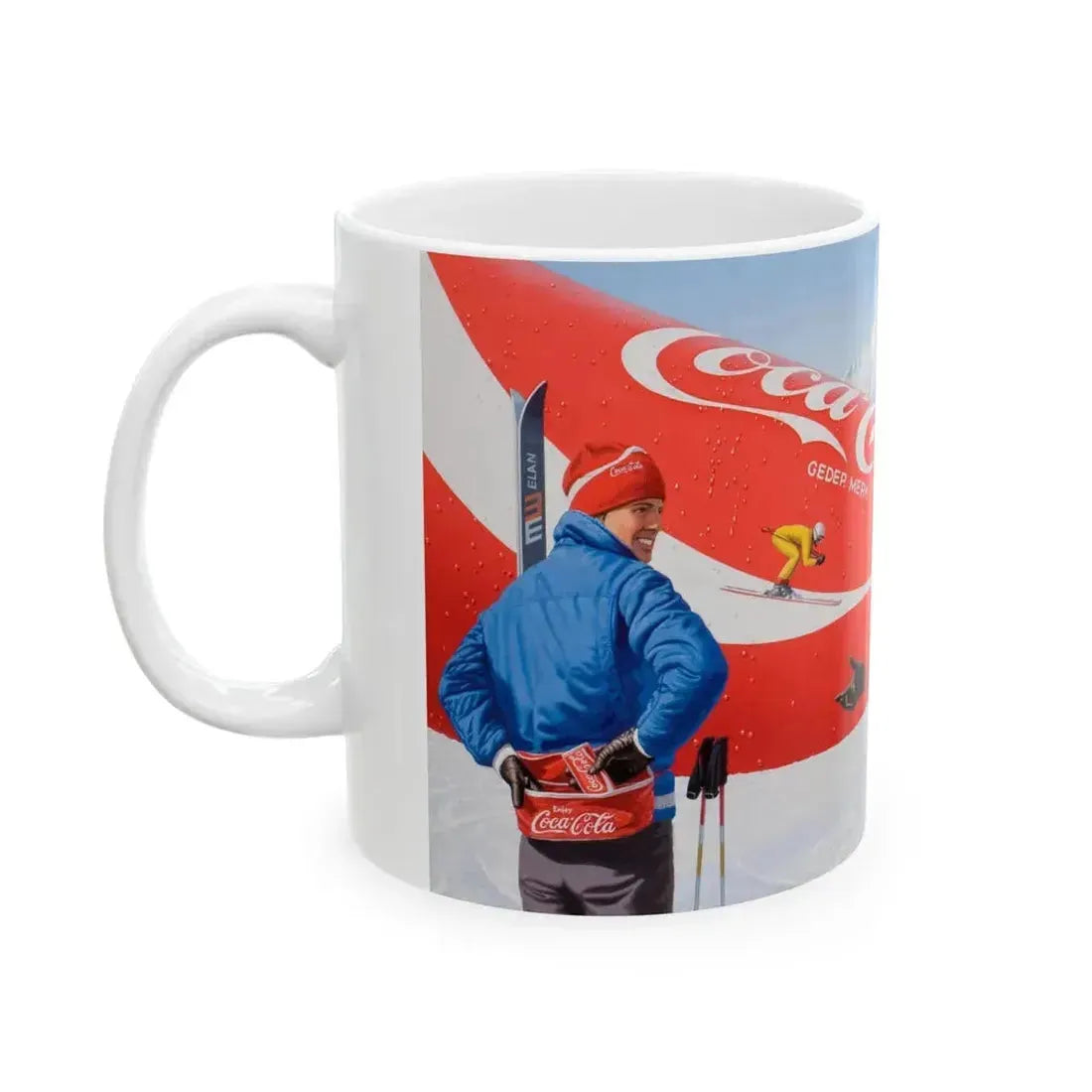 Coca-Cola advertisement - White Coffee Mug - Go Mug Yourself