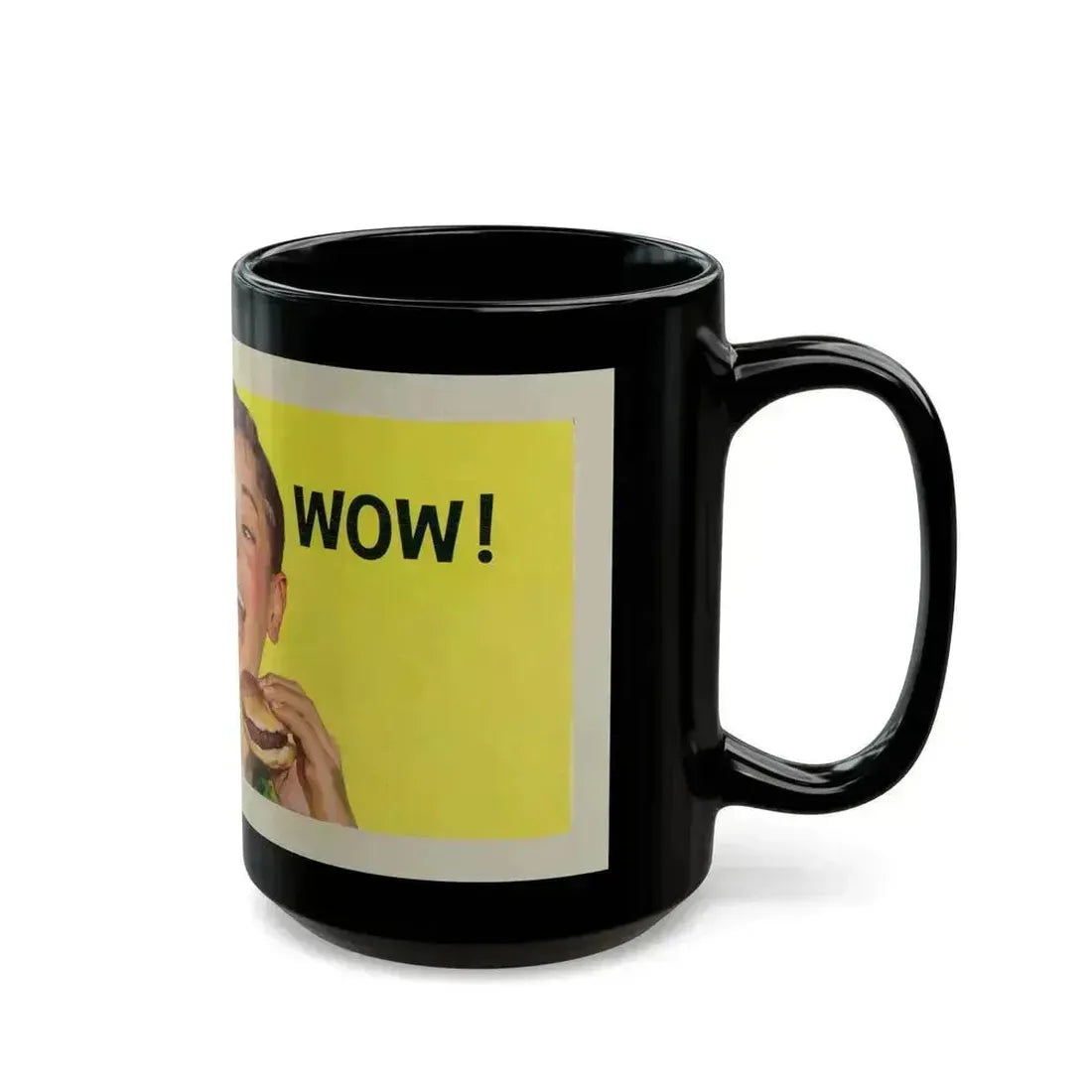 Coca-Cola advertising illustration - Black Coffee Mug - Go Mug Yourself