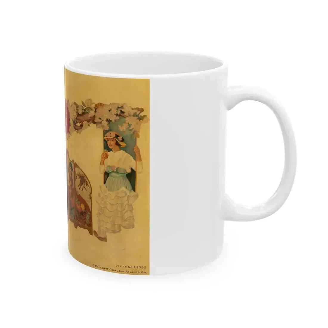 Coca-Cola, beverage advertisement - White Coffee Mug - Go Mug Yourself