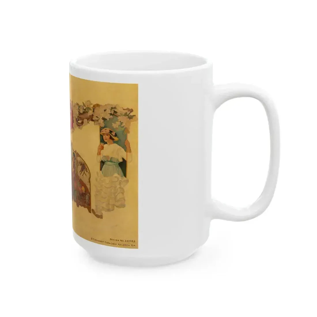 Coca-Cola, beverage advertisement - White Coffee Mug - Go Mug Yourself