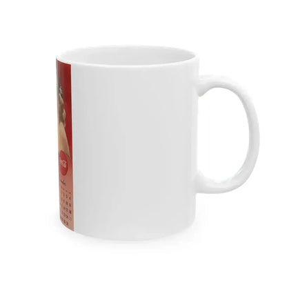 Coca Cola, calendar advertisement 11-12, 1948 - White Coffee Mug - Go Mug Yourself