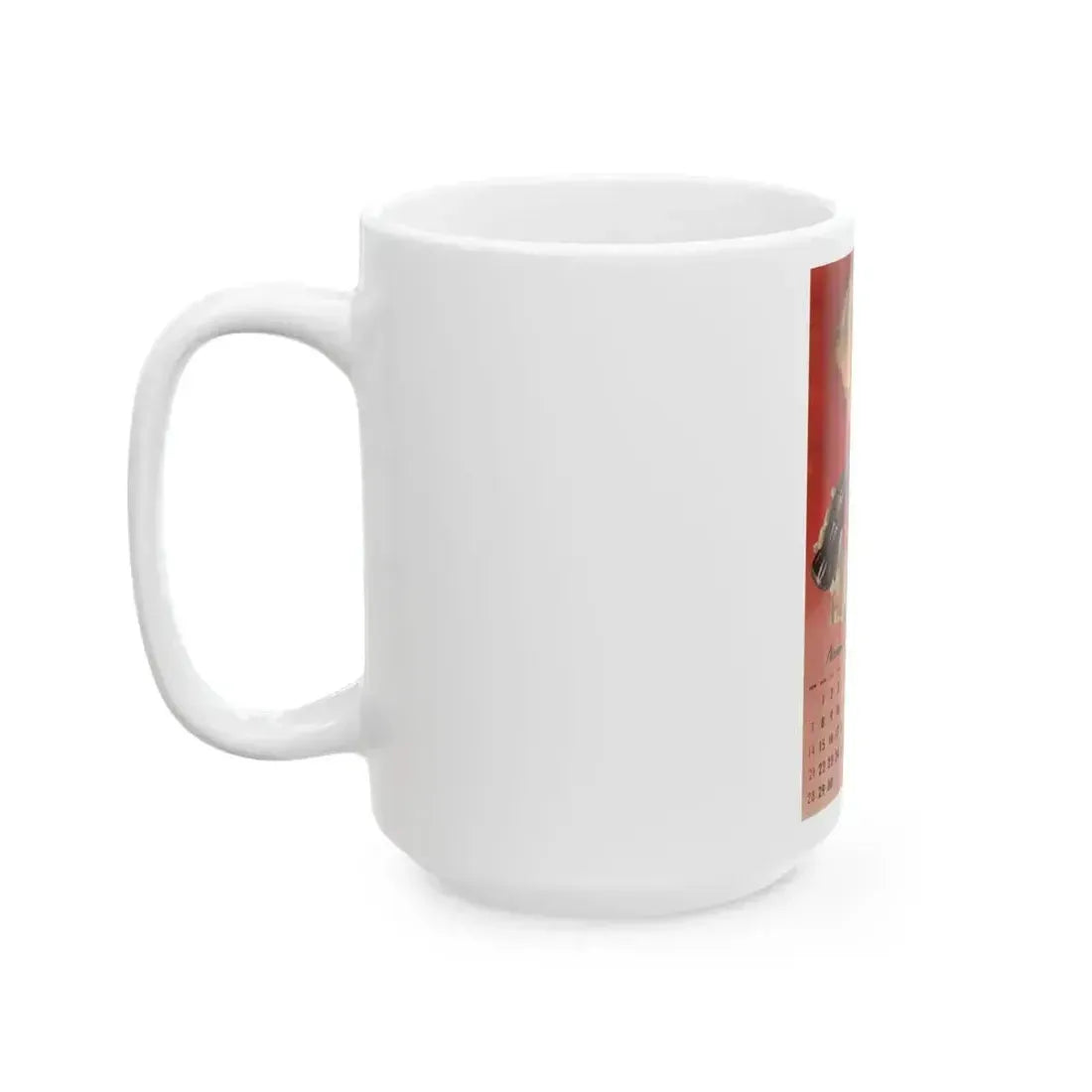 Coca Cola, calendar advertisement 11-12, 1948 - White Coffee Mug - Go Mug Yourself