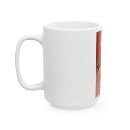 Coca Cola, calendar advertisement 11-12, 1948 - White Coffee Mug - Go Mug Yourself