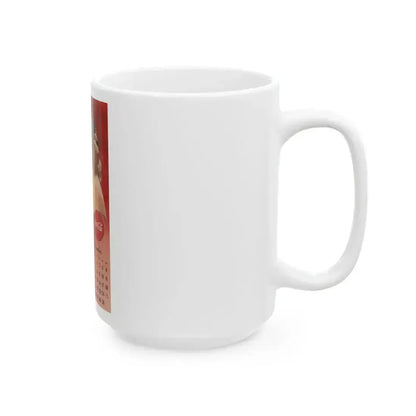 Coca Cola, calendar advertisement 11-12, 1948 - White Coffee Mug - Go Mug Yourself