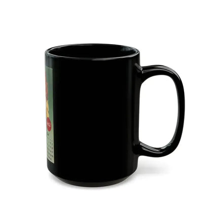Coca Cola, calendar advertisement 3-4, 1948 - Black Coffee Mug - Go Mug Yourself
