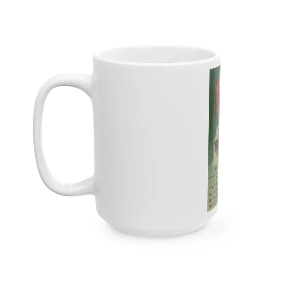 Coca Cola, calendar advertisement 3-4, 1948 - White Coffee Mug - Go Mug Yourself
