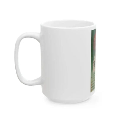 Coca Cola, calendar advertisement 3-4, 1948 - White Coffee Mug - Go Mug Yourself