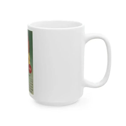 Coca Cola, calendar advertisement 3-4, 1948 - White Coffee Mug - Go Mug Yourself