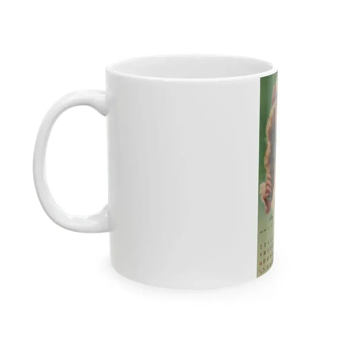 Coca Cola, calendar advertisement 5-6, 1948 - White Coffee Mug - Go Mug Yourself
