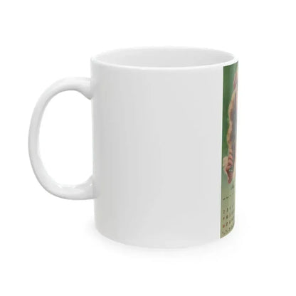 Coca Cola, calendar advertisement 5-6, 1948 - White Coffee Mug - Go Mug Yourself