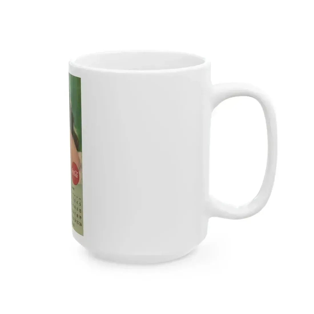Coca Cola, calendar advertisement 5-6, 1948 - White Coffee Mug - Go Mug Yourself