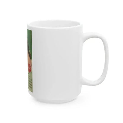 Coca Cola, calendar advertisement 5-6, 1948 - White Coffee Mug - Go Mug Yourself