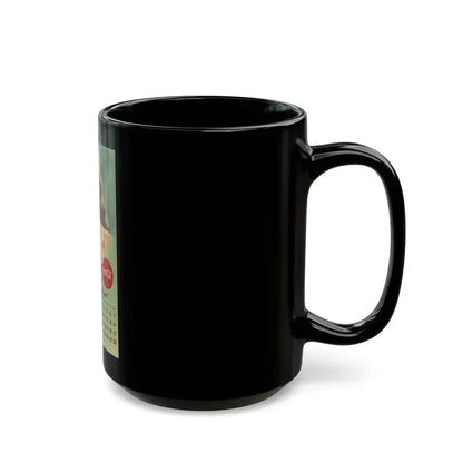 Coca Cola, calendar advertisement 7-8, 1948 - Black Coffee Mug - Go Mug Yourself