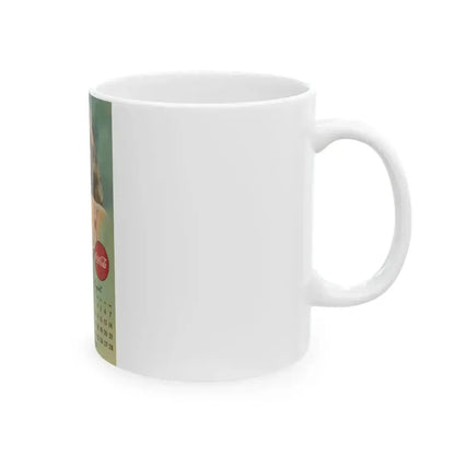Coca Cola, calendar advertisement 7-8, 1948 - White Coffee Mug - Go Mug Yourself