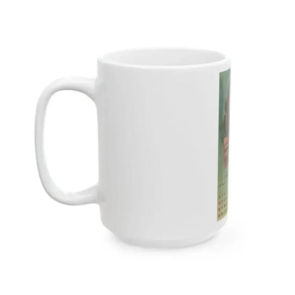 Coca Cola, calendar advertisement 7-8, 1948 - White Coffee Mug - Go Mug Yourself