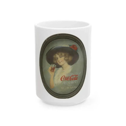 Coca-Cola Drink Delicious and Refreshing - White Coffee Mug 15oz - Go Mug Yourself