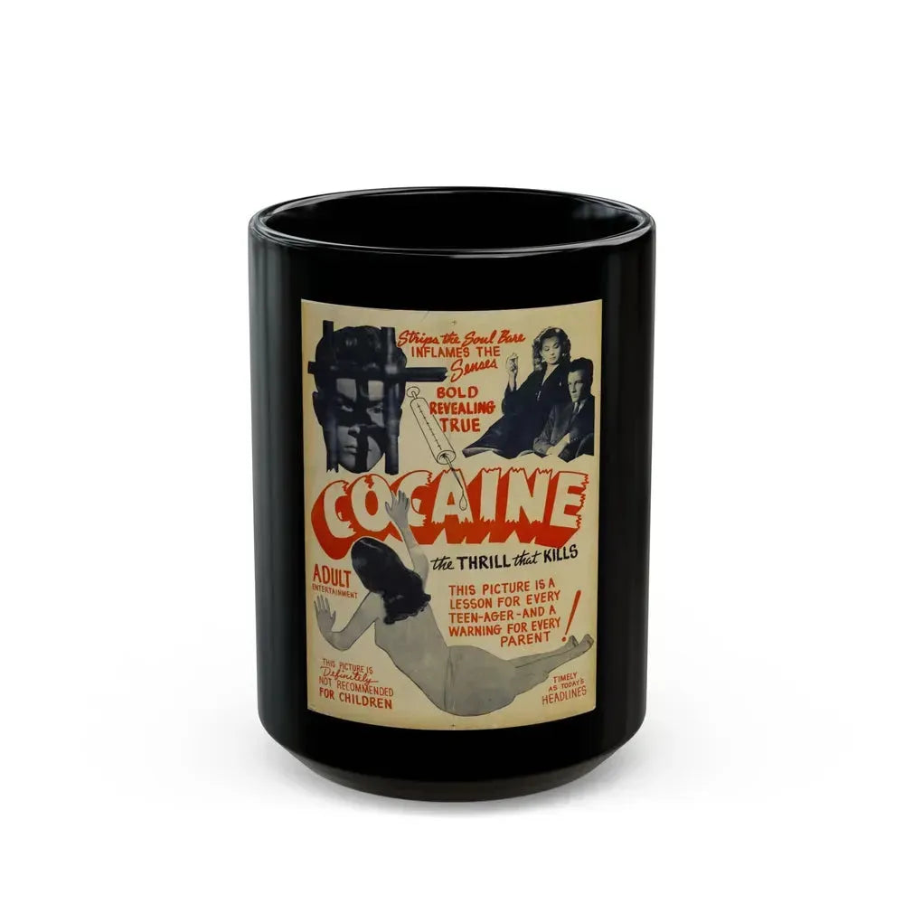 COCAINE (THE PACE THAT KILLS) 1935 Movie Poster - Black Coffee Mug 15oz - Go Mug Yourself