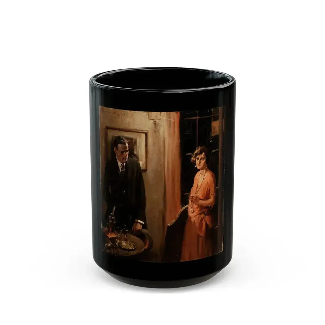 Cocktail Hour, 1924 - Black Coffee Mug 15oz - Go Mug Yourself