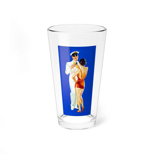 Cocktails with the Captain - Pint Glass 16oz-16oz-Go Mug Yourself