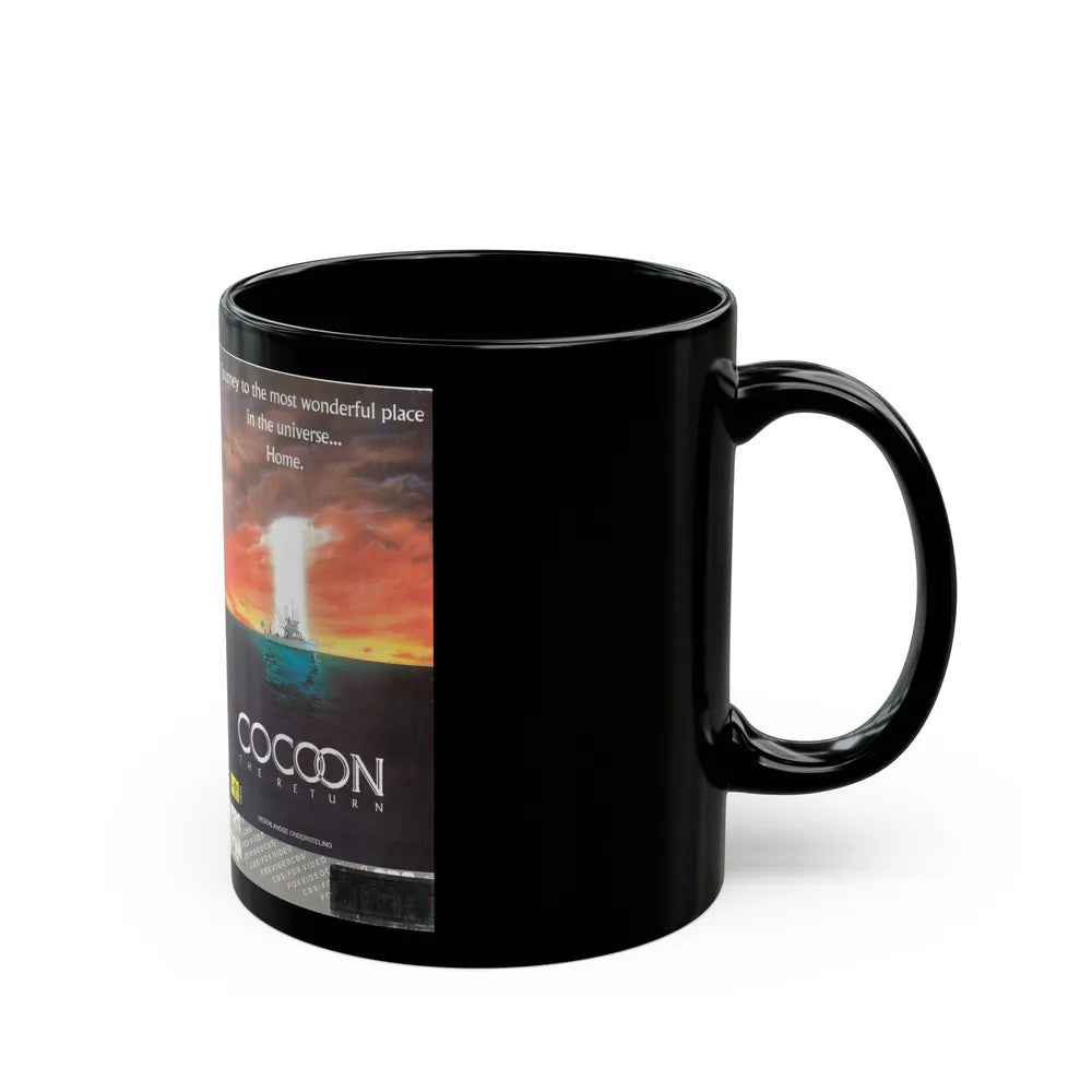 COCOON 2 THE RETURN (VHS COVER) - Black Coffee Mug-Go Mug Yourself