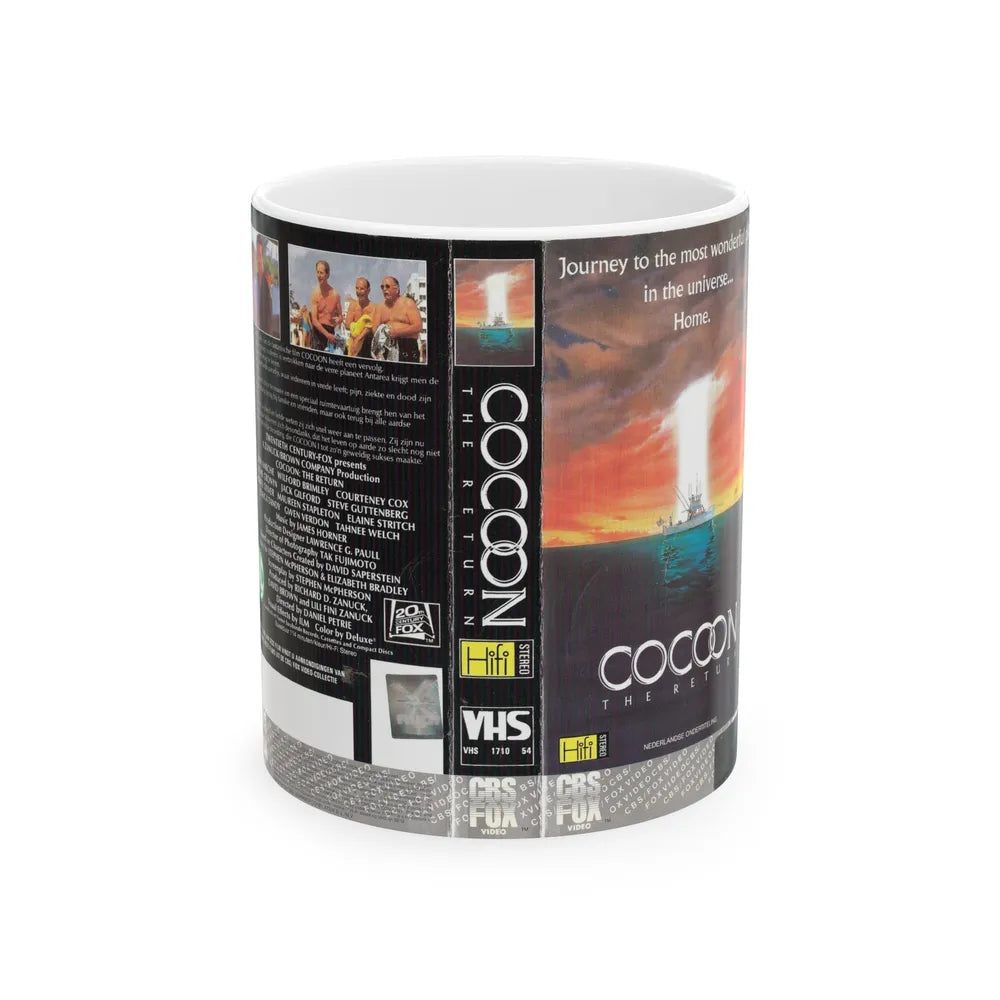 COCOON 2 THE RETURN (VHS COVER) - White Coffee Mug-11oz-Go Mug Yourself