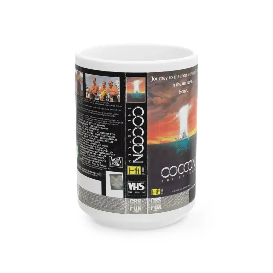 COCOON 2 THE RETURN (VHS COVER) - White Coffee Mug 15oz - Go Mug Yourself