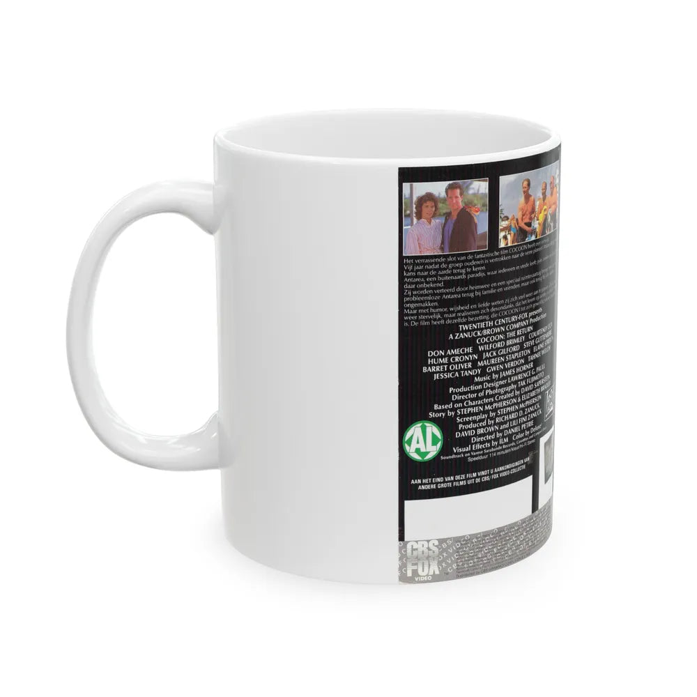 COCOON 2 THE RETURN (VHS COVER) - White Coffee Mug-Go Mug Yourself