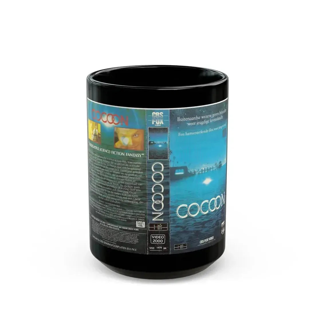 COCOON (VHS COVER) - Black Coffee Mug 15oz - Go Mug Yourself