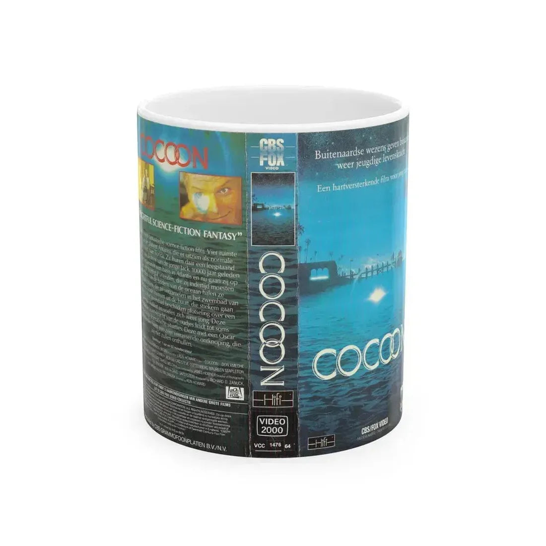 COCOON (VHS COVER) - White Coffee Mug 11oz - Go Mug Yourself