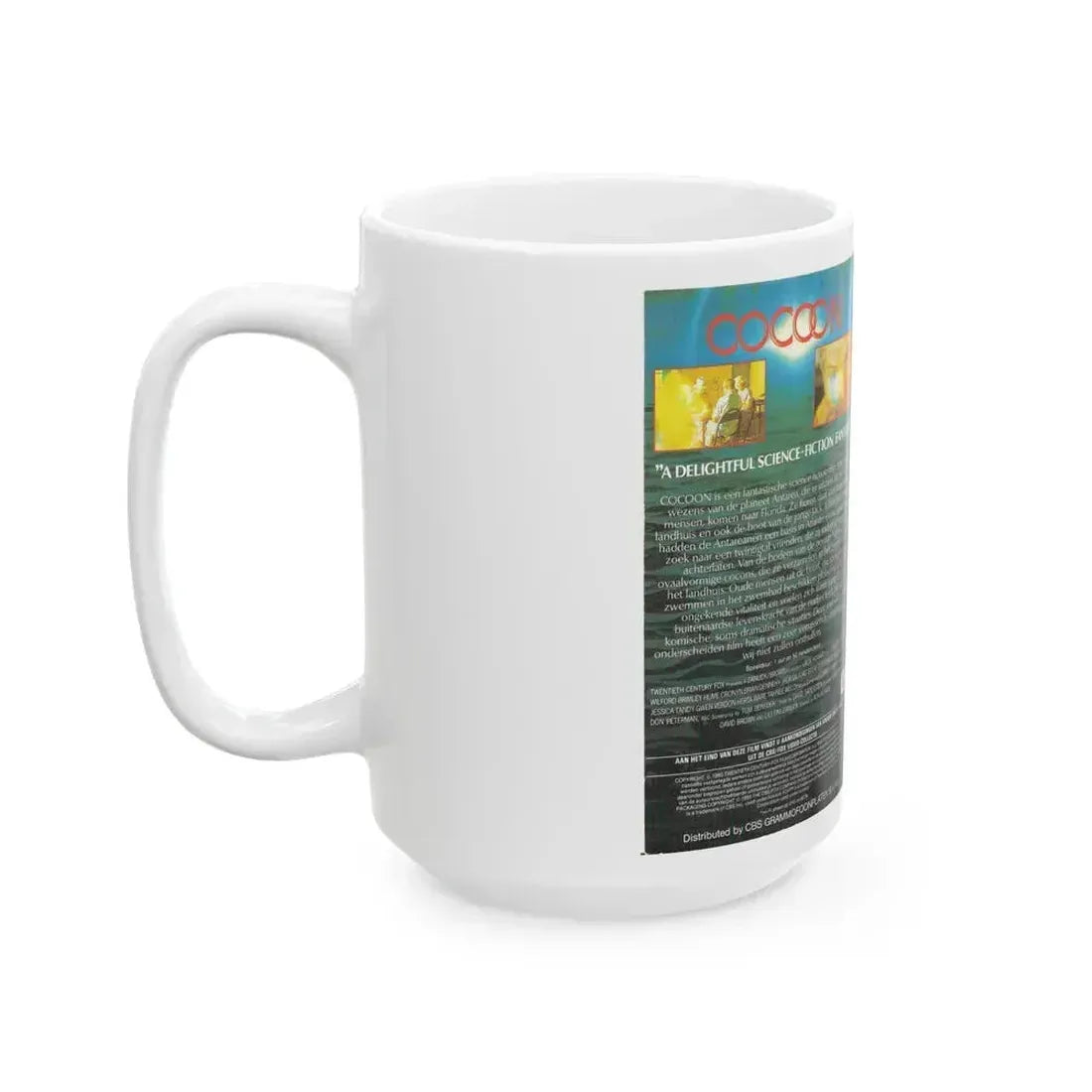 COCOON (VHS COVER) - White Coffee Mug - Go Mug Yourself