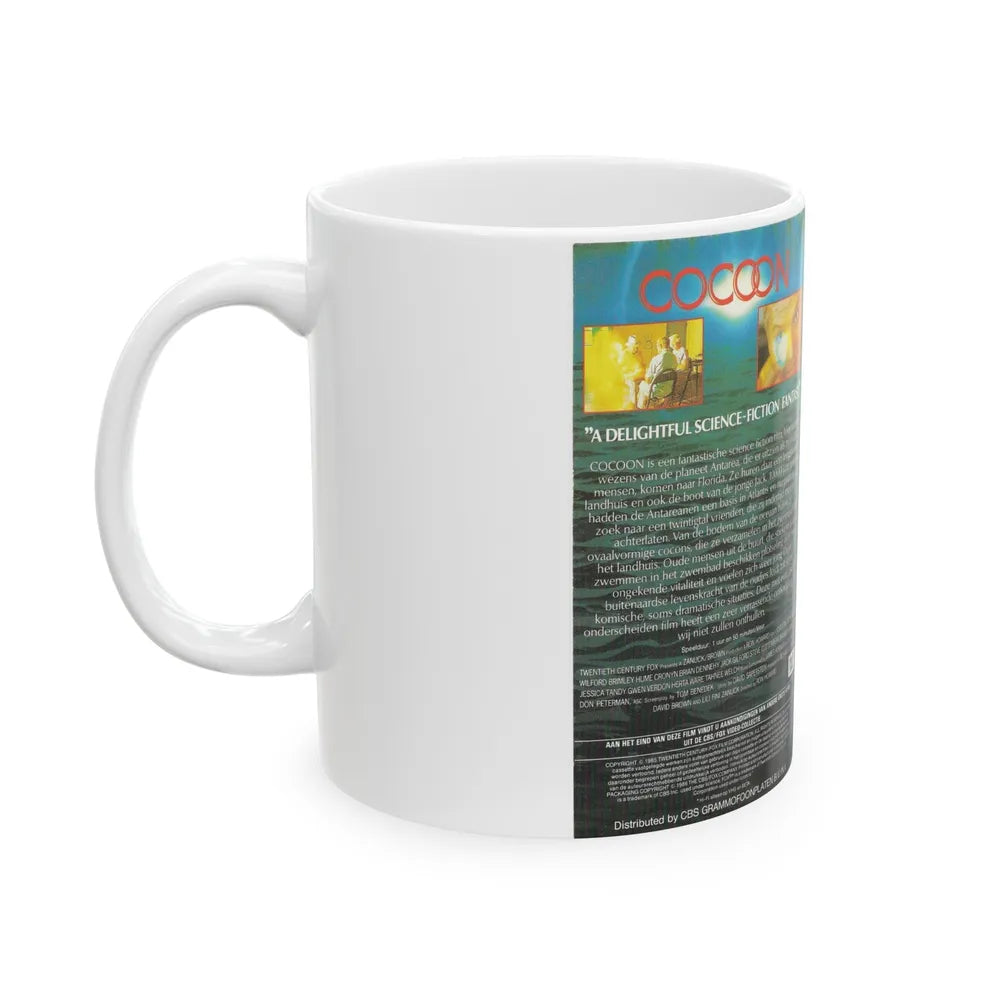 COCOON (VHS COVER) - White Coffee Mug-Go Mug Yourself