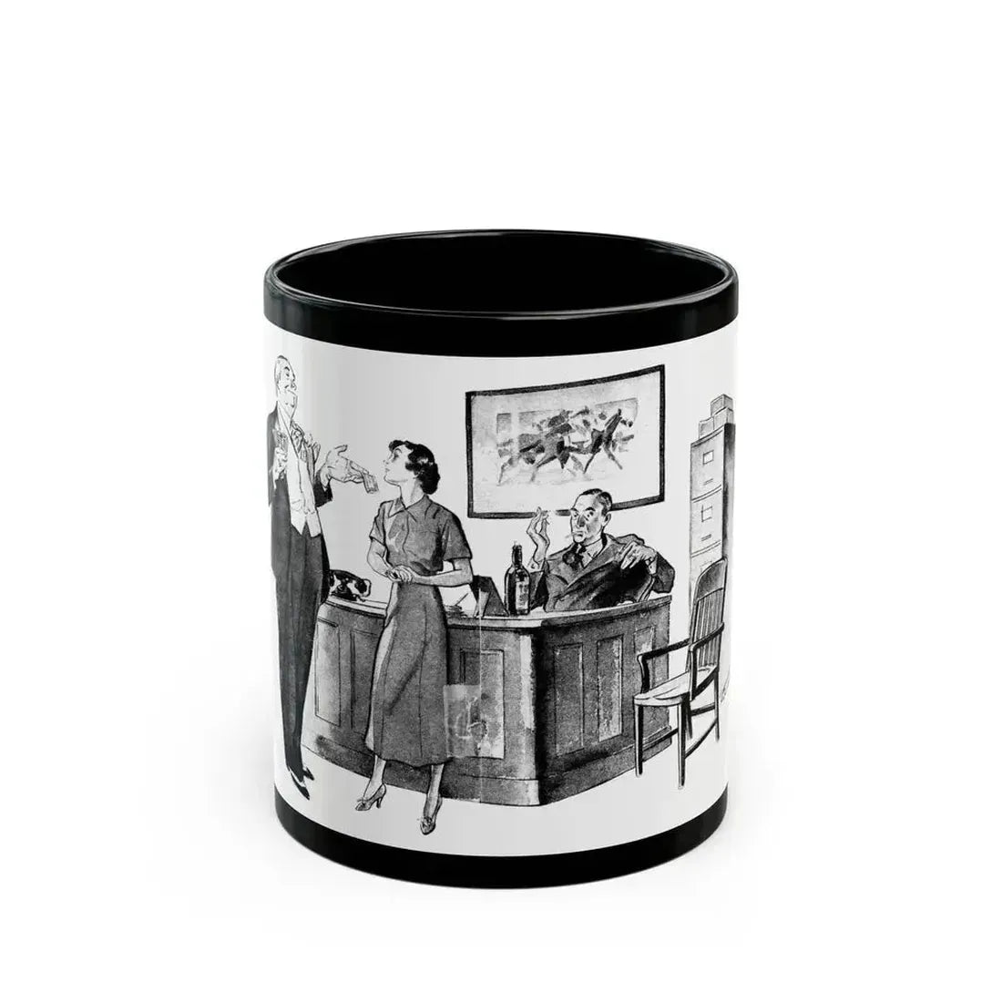 Code for Susan, Liberty magazine, February 6, 1937 - Black Coffee Mug 11oz - Go Mug Yourself