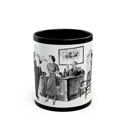 Code for Susan, Liberty magazine, February 6, 1937 - Black Coffee Mug 11oz - Go Mug Yourself