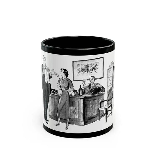 Code for Susan, Liberty magazine, February 6, 1937 - Black Coffee Mug 11oz - Go Mug Yourself