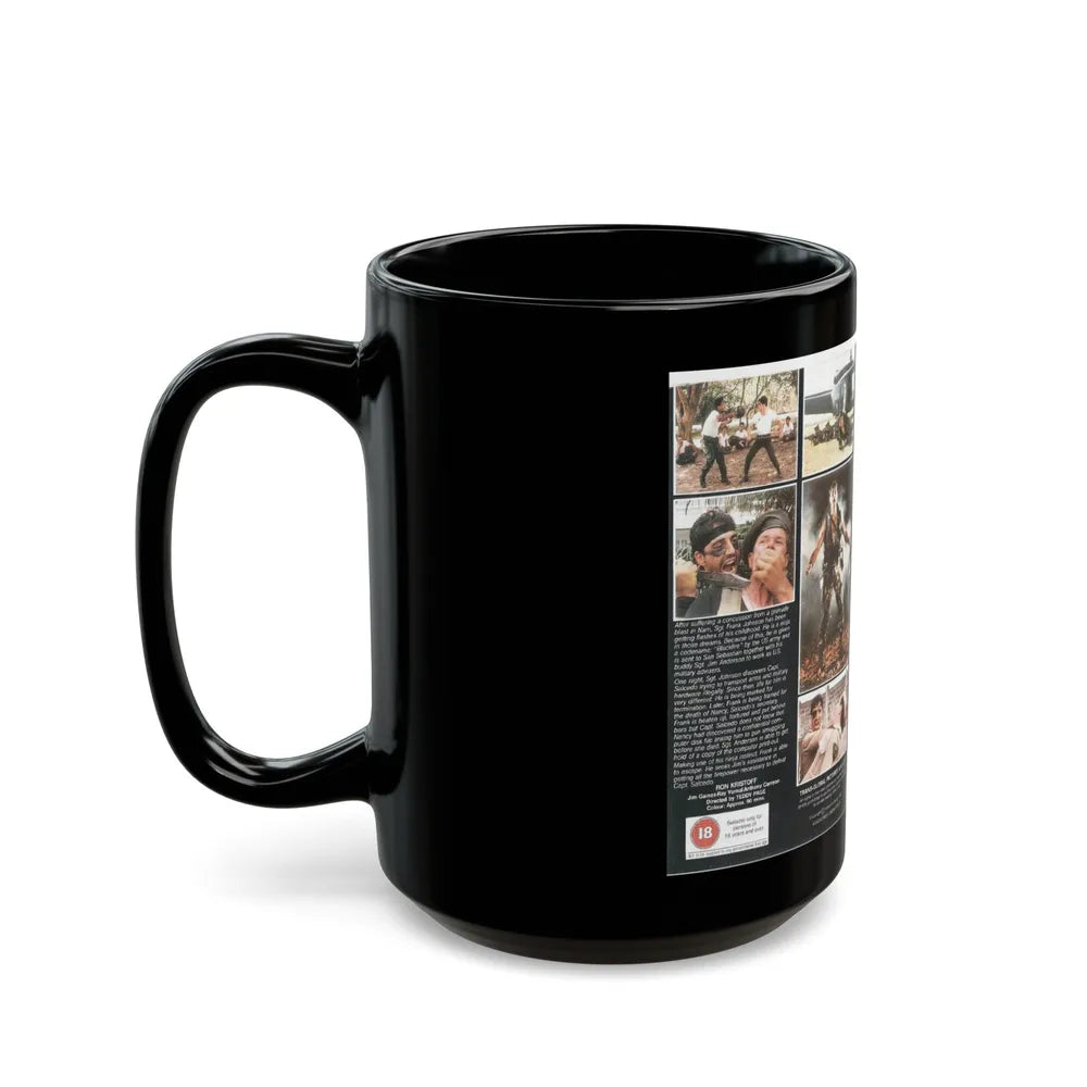 CODE NAME BLACKFIRE VERSION 2 (VHS COVER) - Black Coffee Mug-Go Mug Yourself