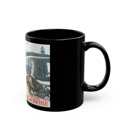 CODE NAME BLACKFIRE (VHS COVER) - Black Coffee Mug - Go Mug Yourself