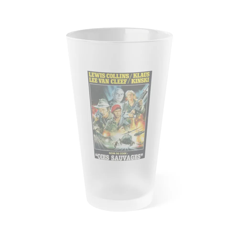 CODENAME WILDGEESE 1984 Movie Poster - Frosted Pint Glass 16oz-16oz-Frosted-Go Mug Yourself